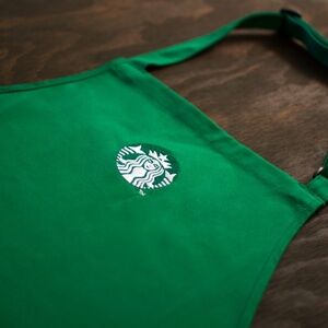 Green Starbucks Aprons